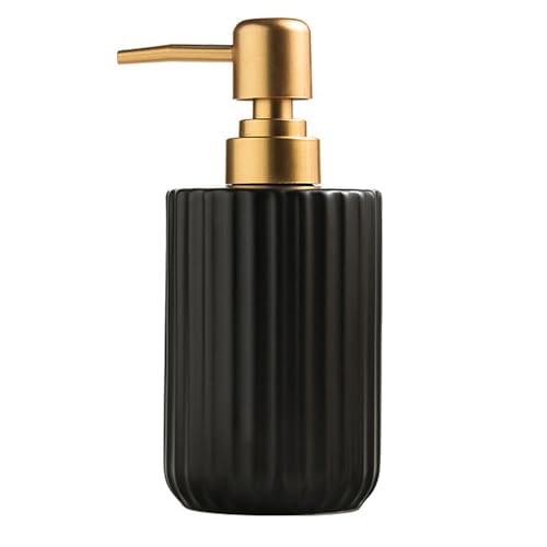 Dapper Styles Chic Cylinder shaped Soap Dispenser Vertical Stripe ... - Bathroom Soap Dispenser With Industrial Chic Design