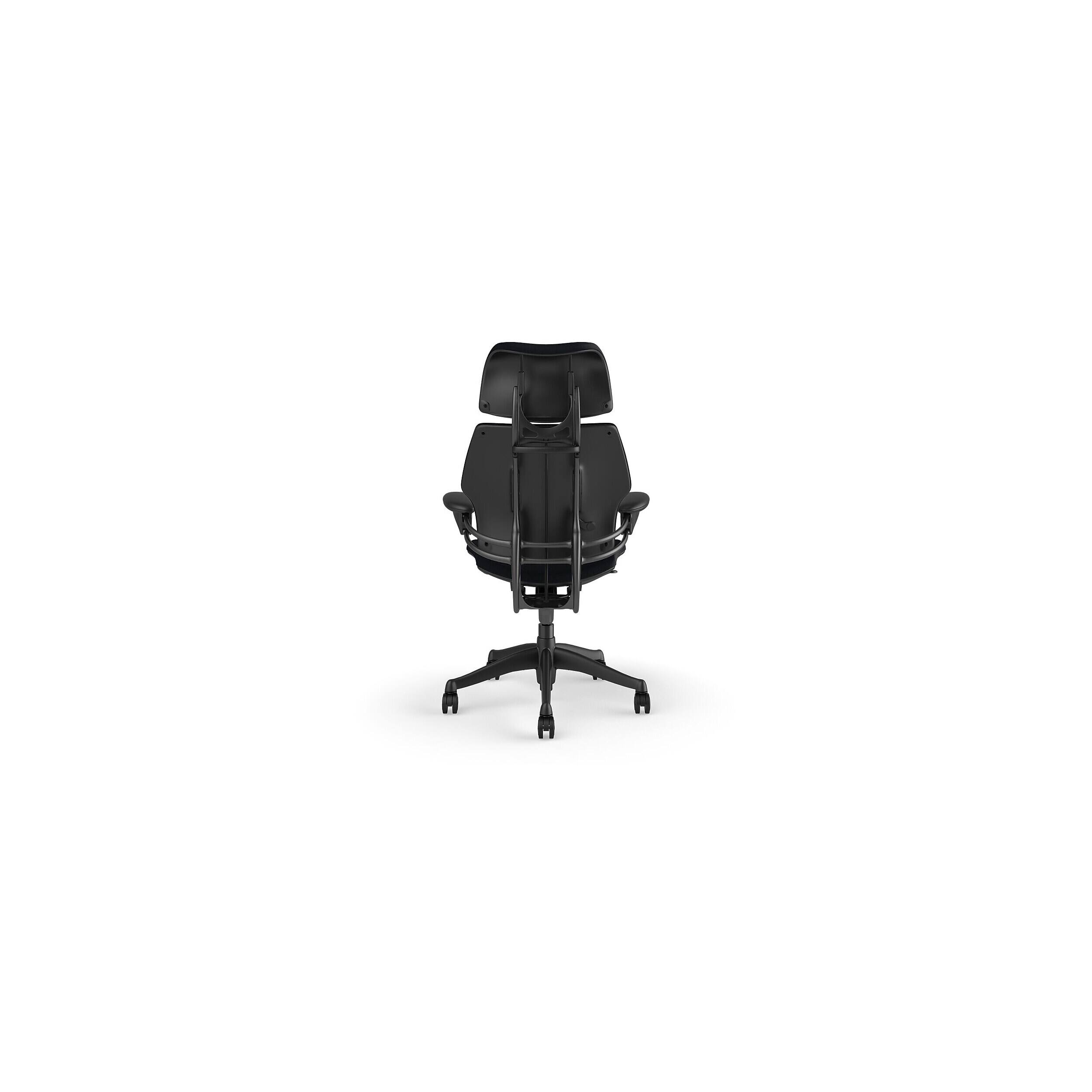 Alt View 4. Humanscale - Freedom Headrest Ergonomic Fabric Swivel Task Chair, Black (F211GCF10XFSHNSC) - Product-Specific.