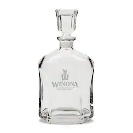 Jardine - Winona State Warriors 23.75oz. Crystal Whisky Decanter - Multicolor
