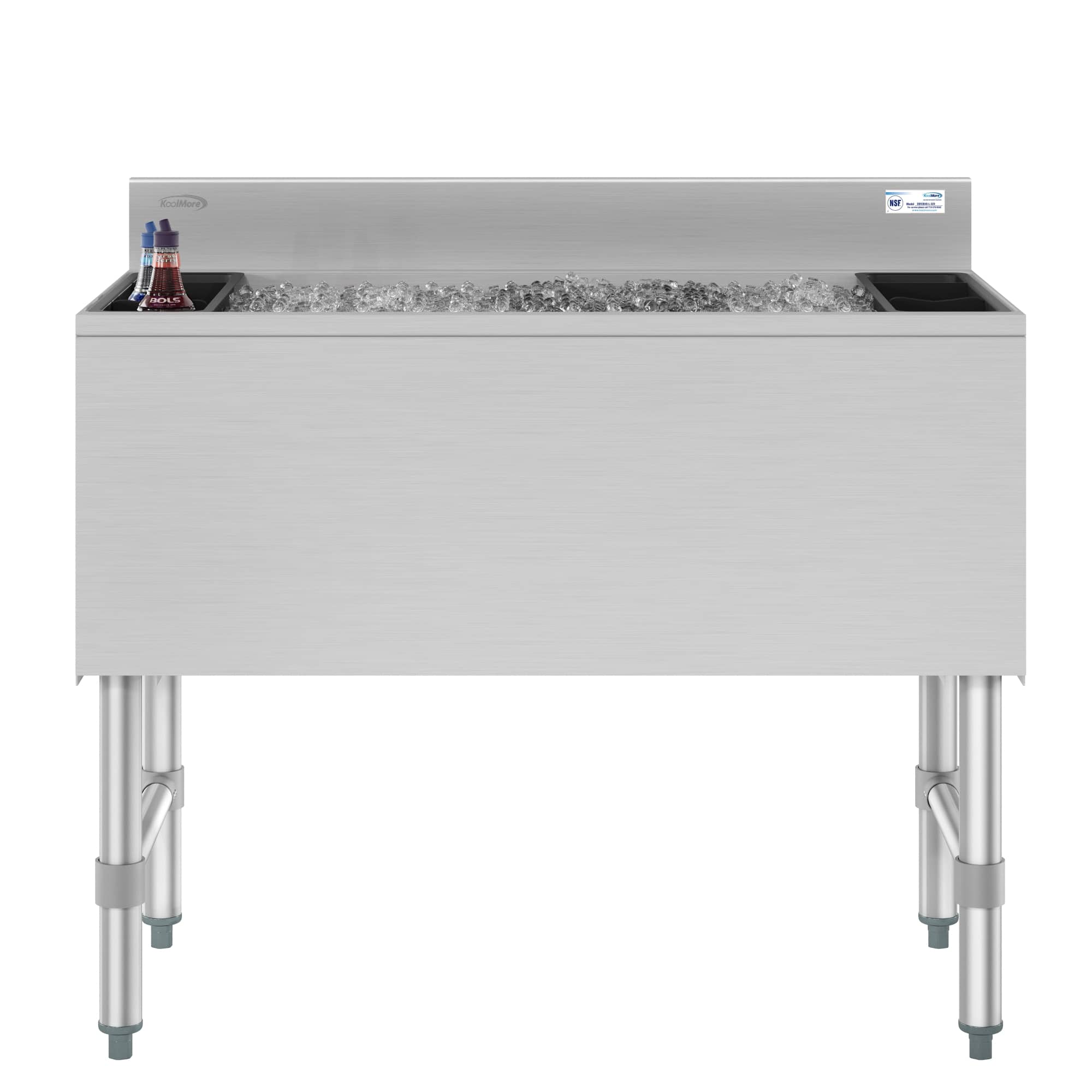 Koolmore - 36 in. Underbar Ice Bin with Siding Lid (KM-UIB-1836) - Stainless Steel price history on PriceWatchPro