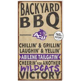 Jardine - Abilene Christian University Wildcats 11" x 20" Indoor/Outdoor BBQ Sign - Brown