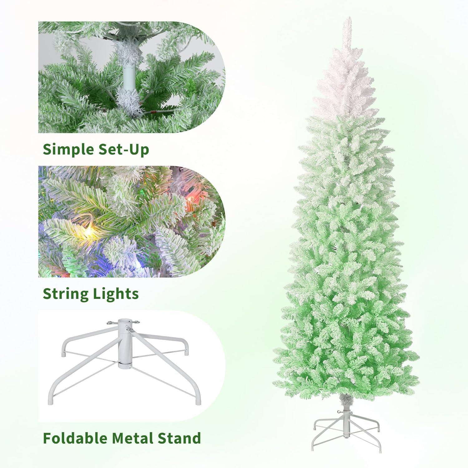 Simple Set-Up  
String Lights  
Foldable Metal Stand
