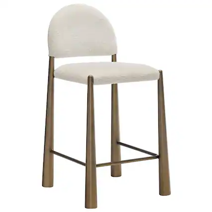 Front. Modway - Hayley Upholstered Fabric Counter Stool by Modway - 0.
