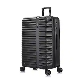 InUSA - Ally lightweight hardside spinner luggage 28" - Black