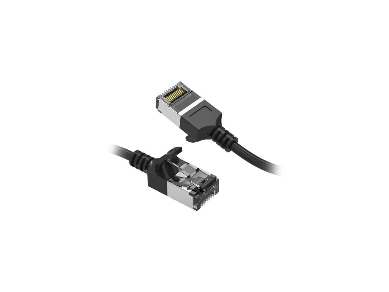 Nippon Labs - 3ft Cat8 U/FTP Slim Ethernet Cable, 40Gbps 2000MHz, 30AWG, Black RJ45 Patch Cord price history on PriceWatchPro