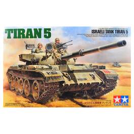 Model Kit Israeli Tiran 5 Tank "Israeli Army" 1/35 Scale Model by Tamiya