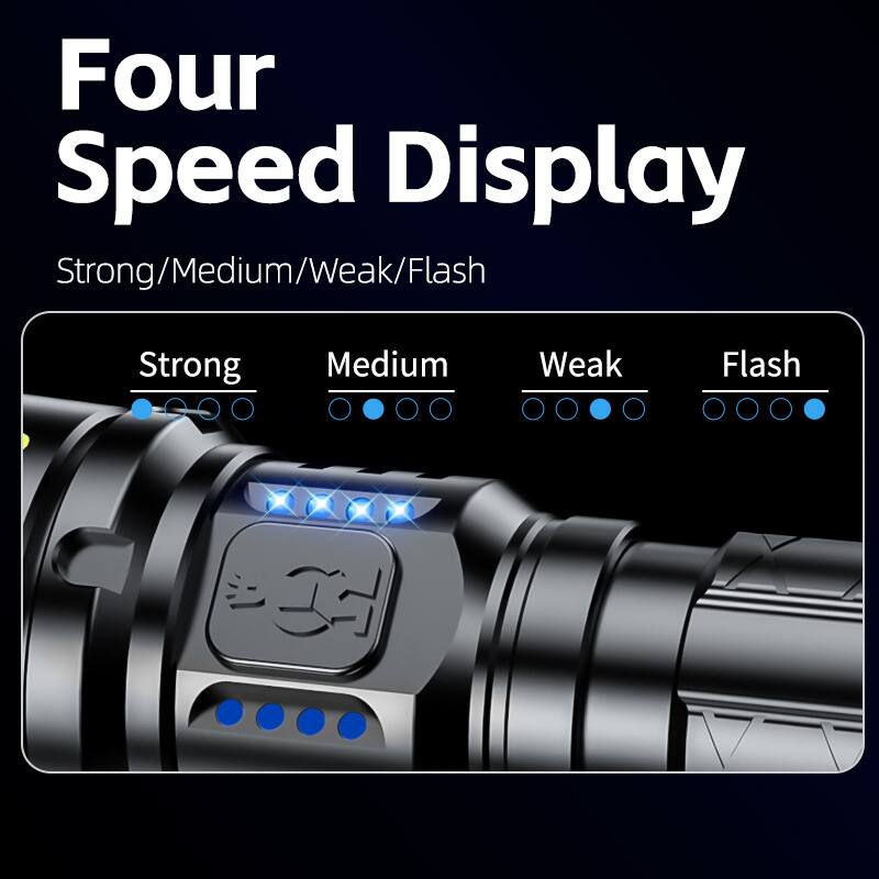 Four Speed Display  
Strong/Medium/Weak/Flash  

Strong  
Medium  
Weak  
Flash