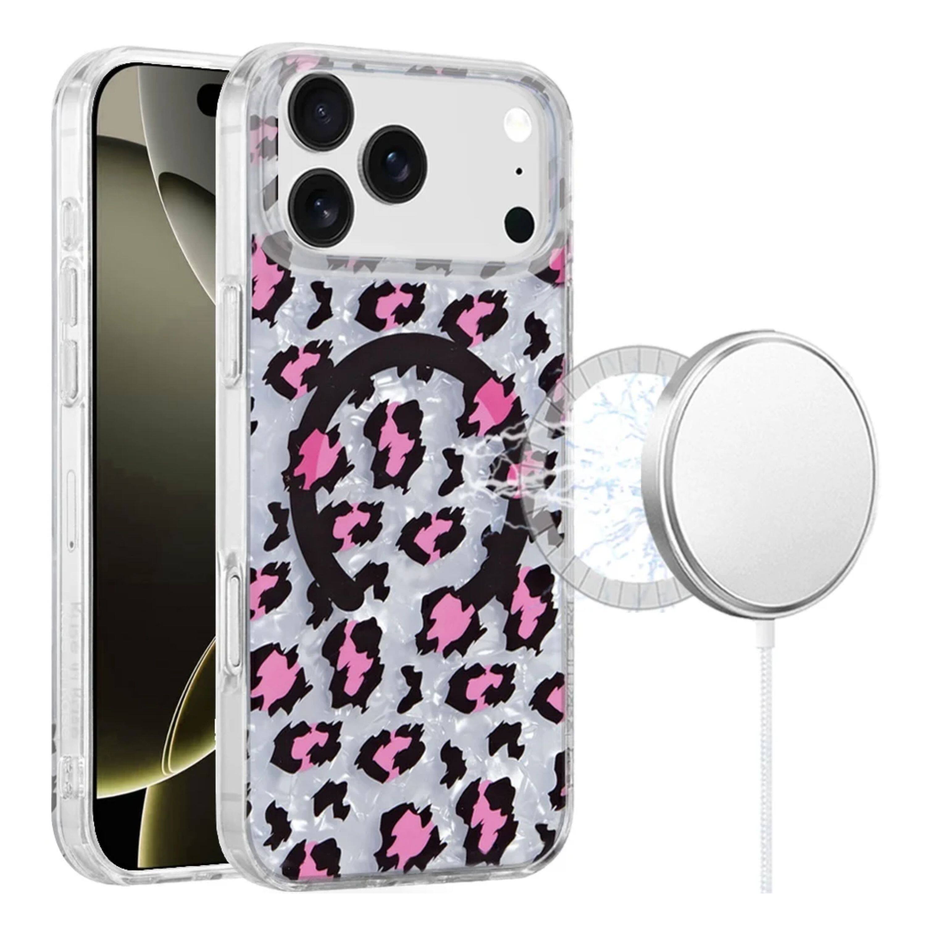 Kitcheniva - IMD Dual Layer Phone Case With Magnetic Circle Tempered Glass For iPhone 17 Pro - Multicolor price history on PriceWatchPro