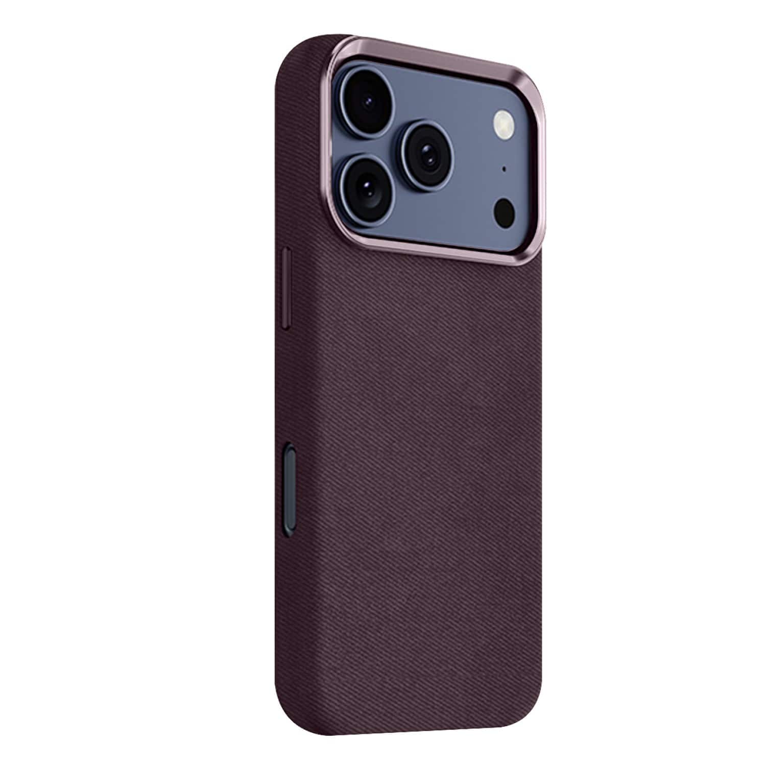 SaharaCase - Apple iPhone 17 Pro Suede Leather Case | Premium Suede Finish | Smooth Grip | Precise Cutouts - Royal Purple