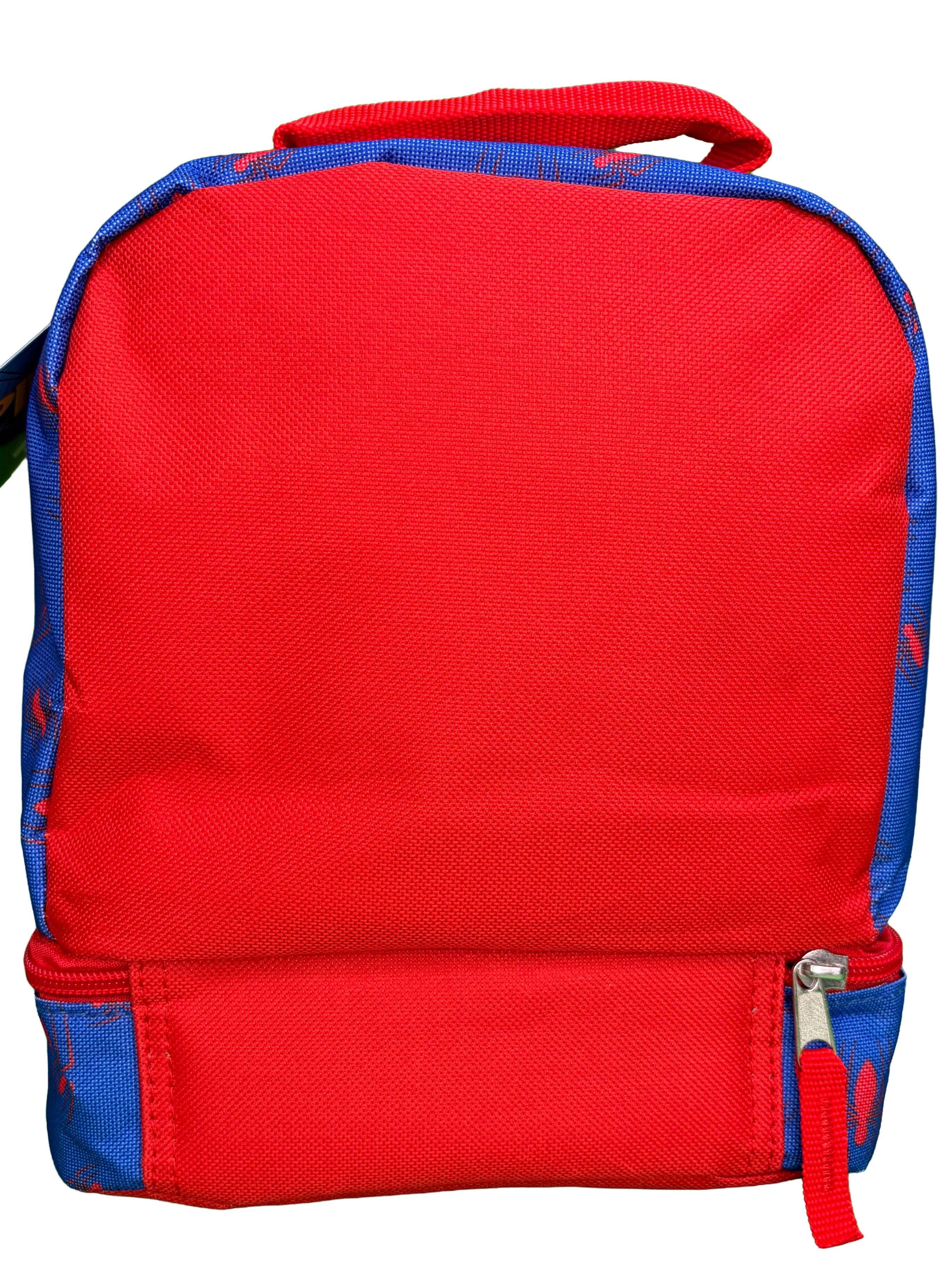 Alt View 4. Marvel - Spiderman Kids Insulated Lunch Bag with Handle, Drop Bottom Lunch Bag Design - Assorted Pre-Pack.