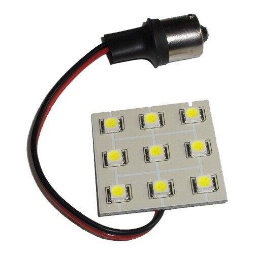 Alt View 4. HQRP - BA15s 9 LED SMD5050 10-30 V DC Bulbs 2-Pack for RV Trailer Porch and Bath Lights.