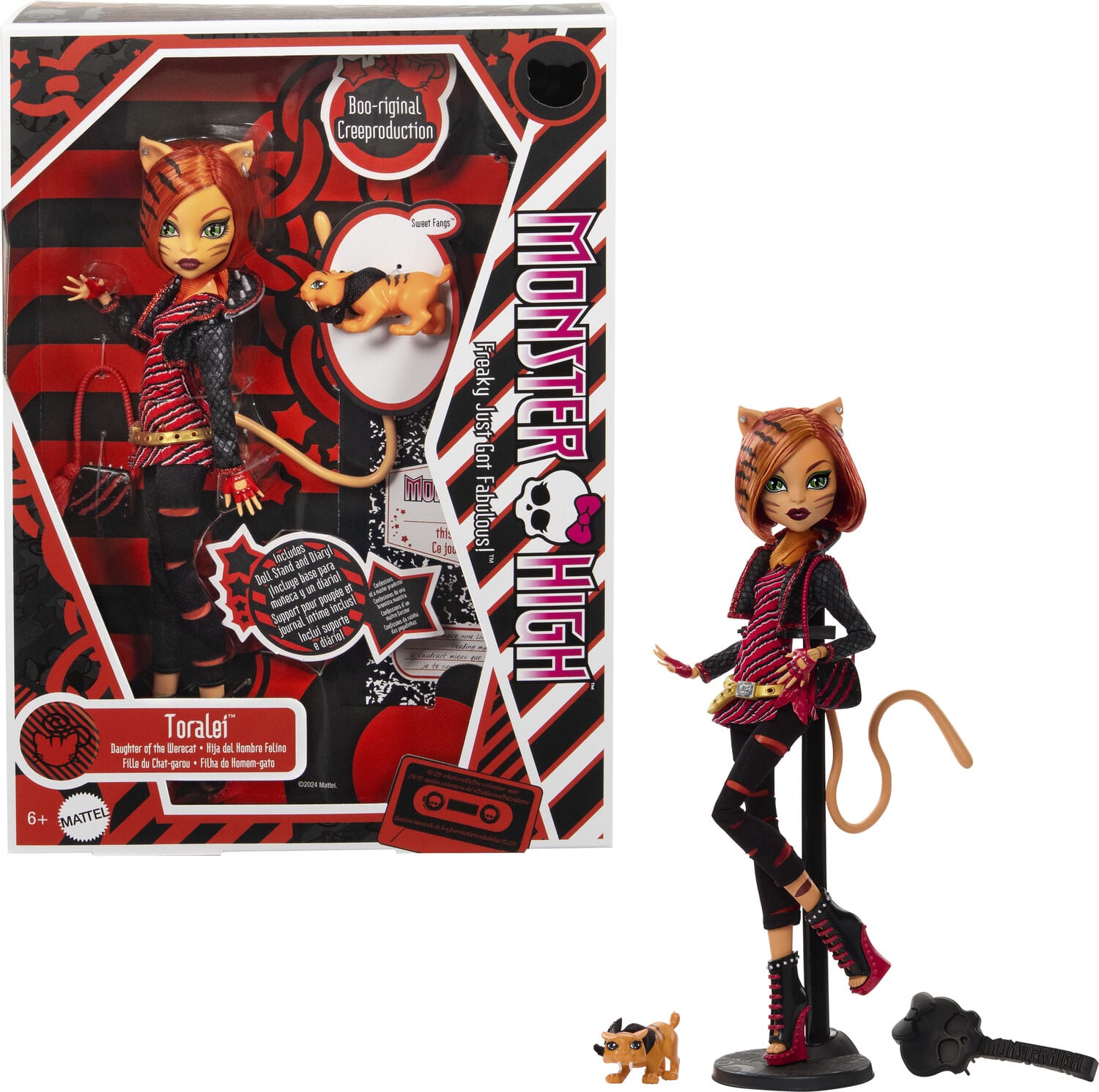 Monster High Repro Doll Toralei Stripe - COLLECTABLES - Mattel