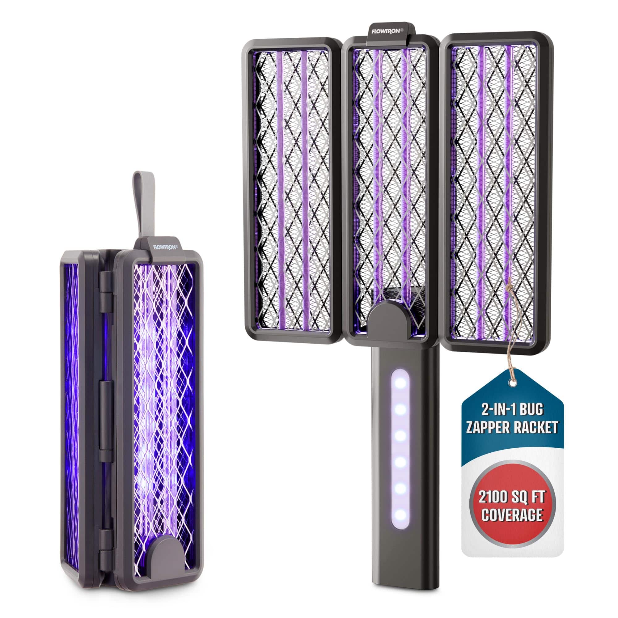 ROWTRON OHSOH 2-IN-1 BUG ZAPPER RACKET 2100 SQ FT COVERAGE