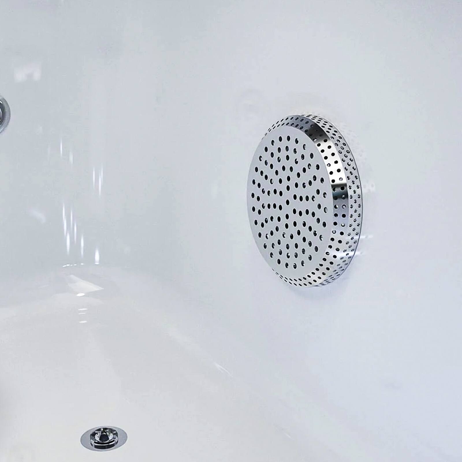 Alt View 4. Empava - 71 in. x 42 in. Alcove Whirlpool Air Combination Bathtub 55 Jets Double Bath with Left Drain - Ozone Filtration in White - White.