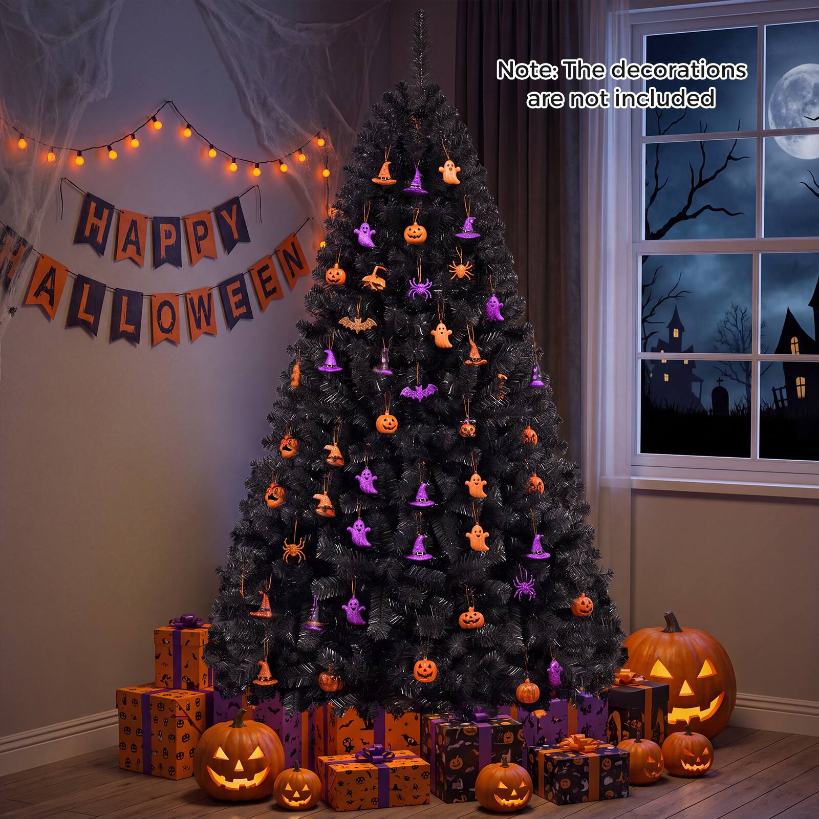 Note: The decorations are not included

HAPPY HALLOWEEN