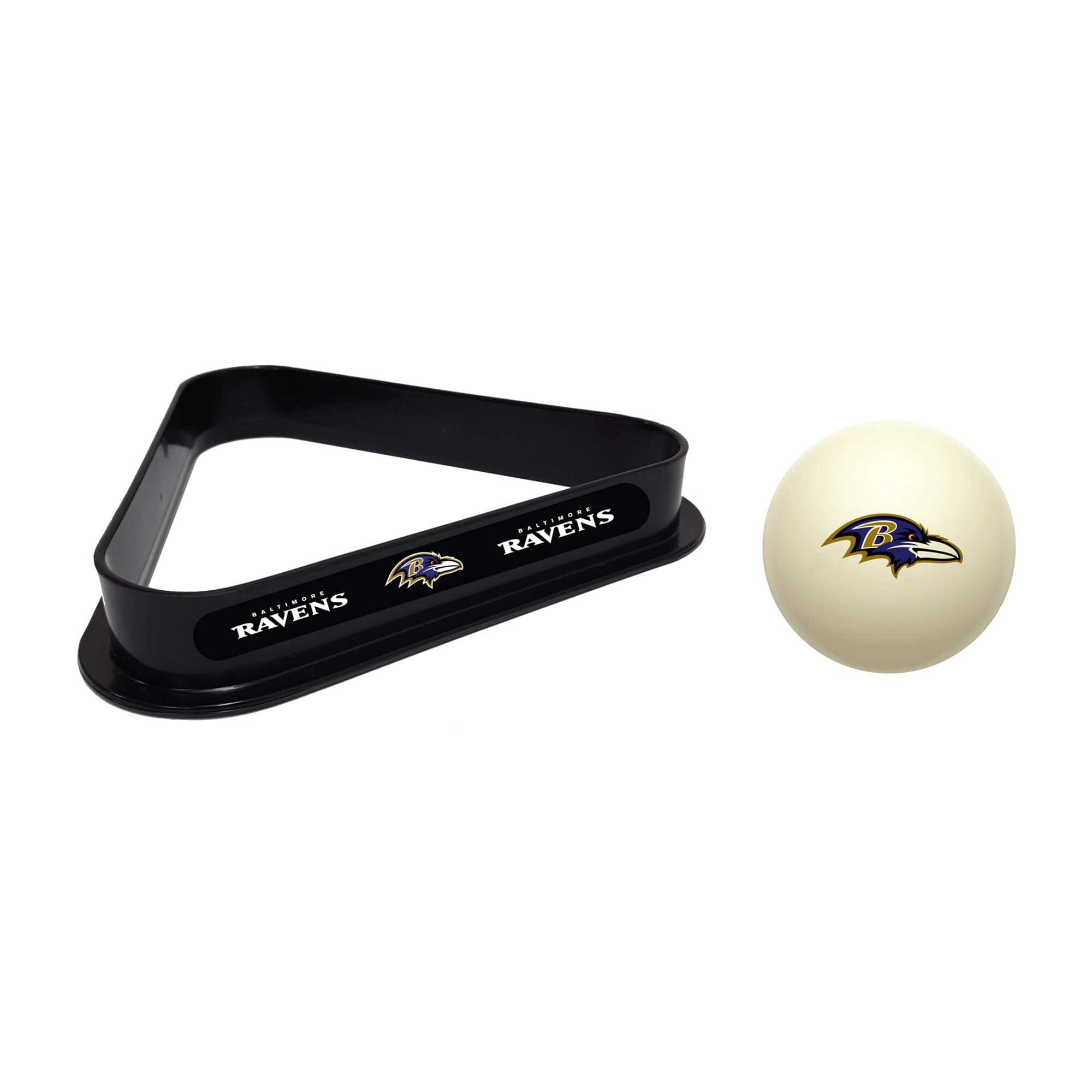 Imperial - Baltimore Ravens Cue Ball & Rack Set - White price history on PriceWatchPro