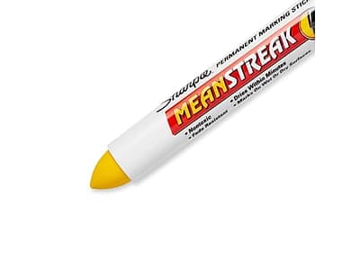 Sharpie - Mean Streak Permanent Marker, Bullet Tip - Yellow