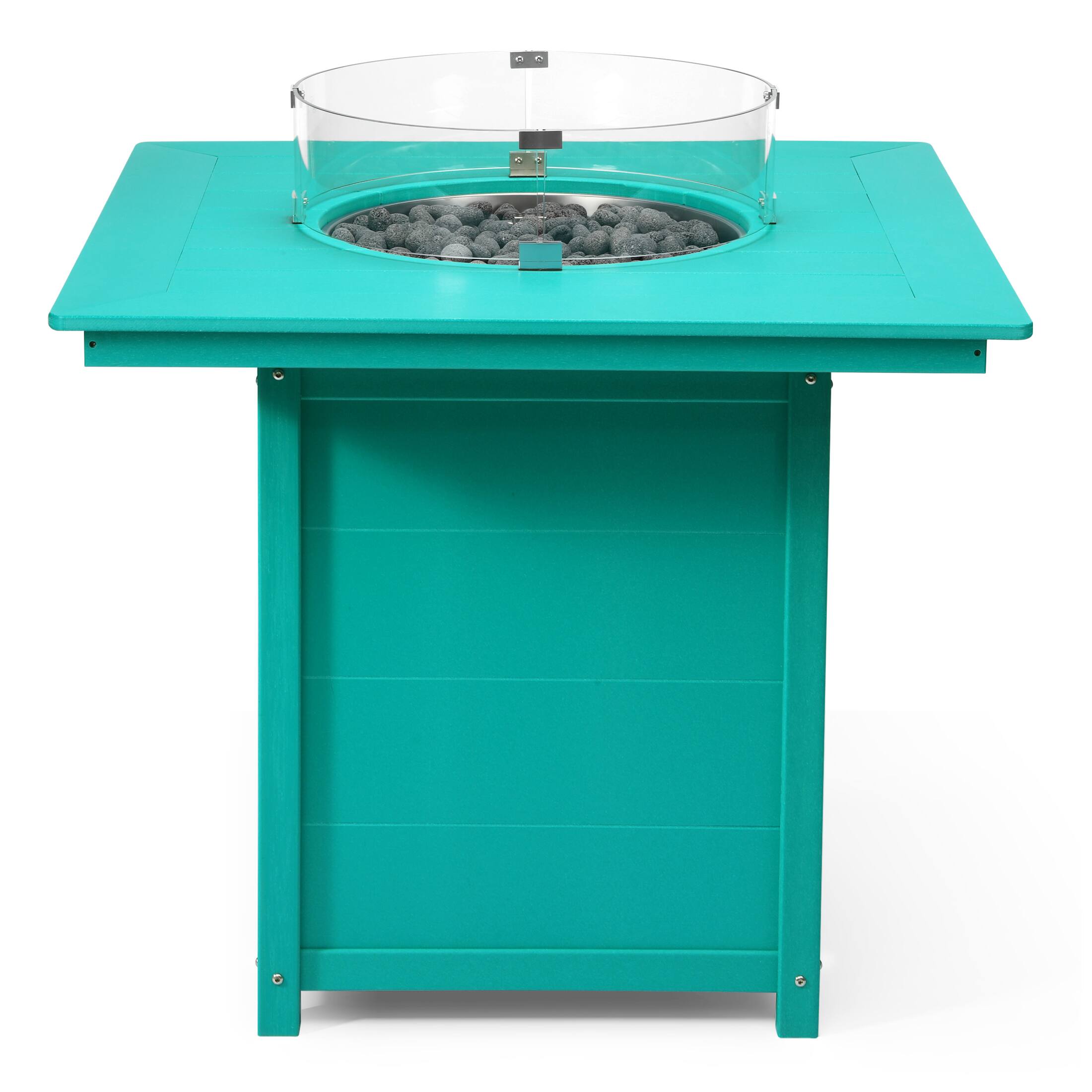 Back. WestinTrends - WestinTrends Helios 42" Modern Outdoor Patio Gas Propane Square Fire Pit Table.