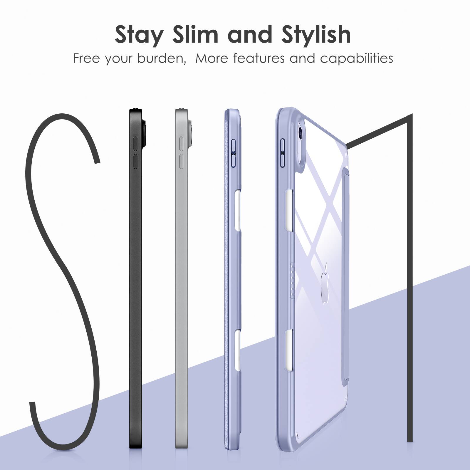 Stay Slim and Stylish  
Free your burden, More features and capabilities