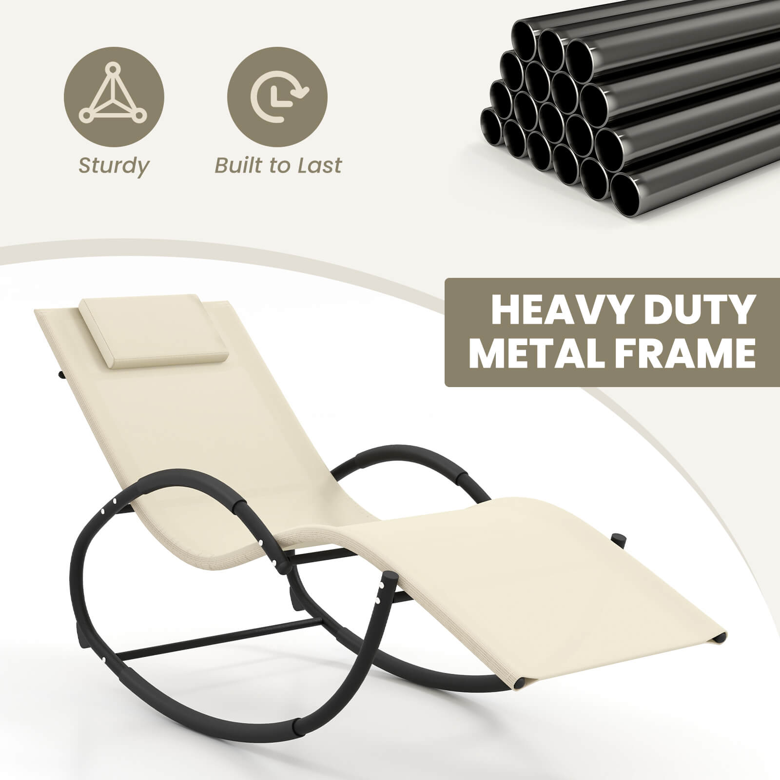 Sturdy  
Built to Last  

HEAVY DUTY METAL FRAME