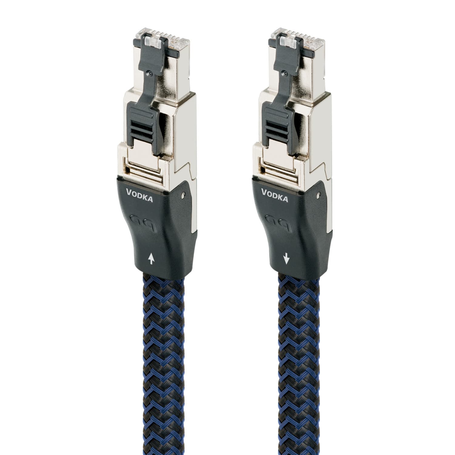 Vodka cords are available in two different colors: blue and black.