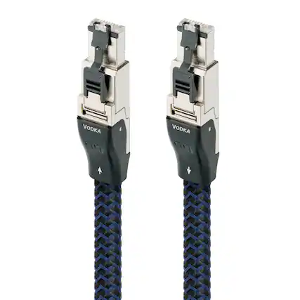 Vodka cords are available in two different colors: blue and black.
