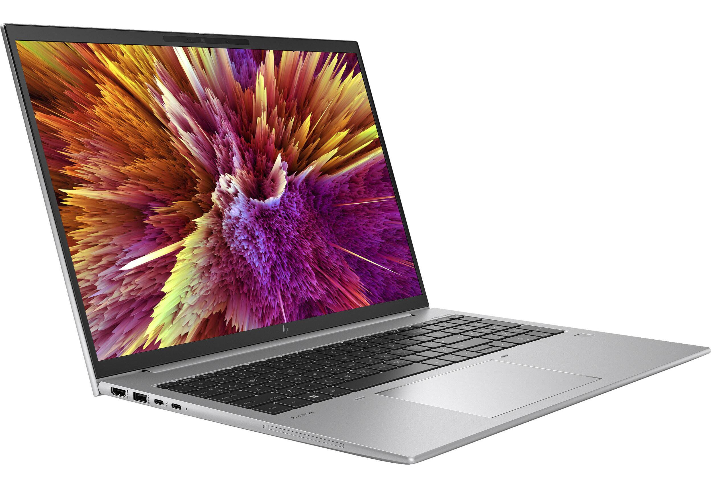 Alt View 1. HP - ZBook Firefly G10 Laptop 16.0 WUXGA Display (i7-1360P, 32GB, 512GB SSD, Intel Iris Xe, Win 11 Pro) - Silver.