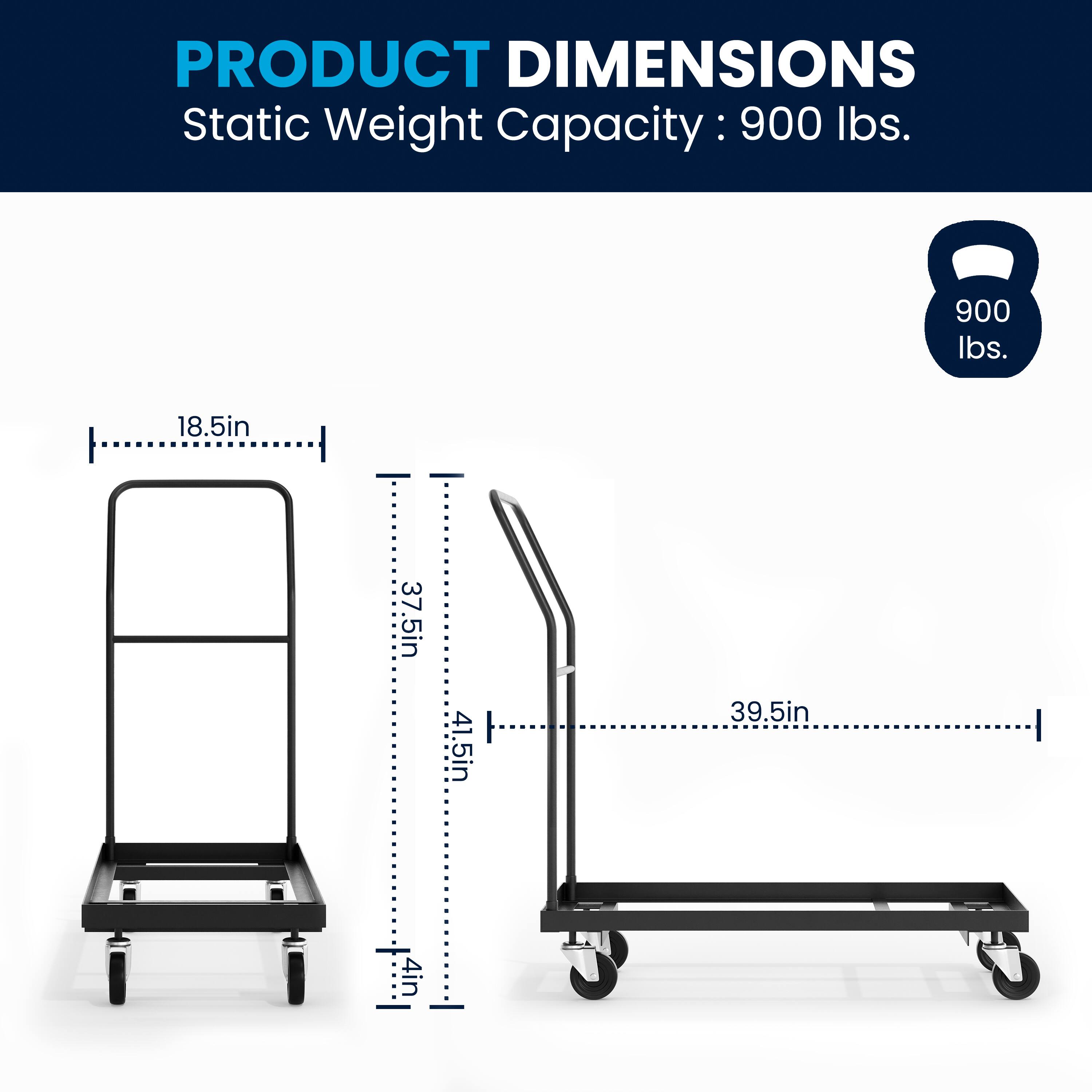 PRODUCT DIMENSIONS  
Static Weight Capacity: 900 lbs.  
18.5in  
37.5in  
41.5in  
39.5in  
4in