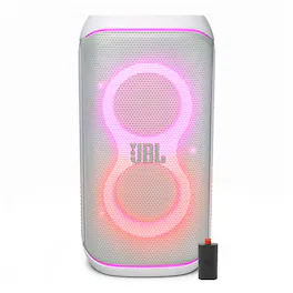 JBL - Partybox Club 120 Portable Party Speaker Bundle with Additional Battery 200 - White