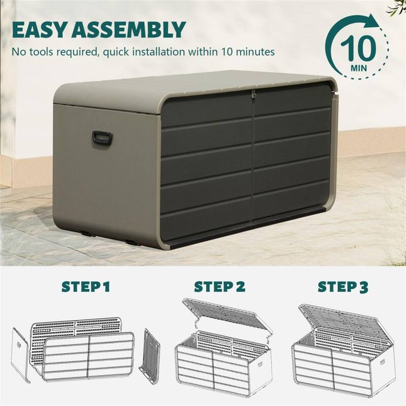 EASY ASSEMBLY  
No tools required, quick installation within 10 minutes  

10 MIN  

STEP 1  
STEP 2  
STEP 3