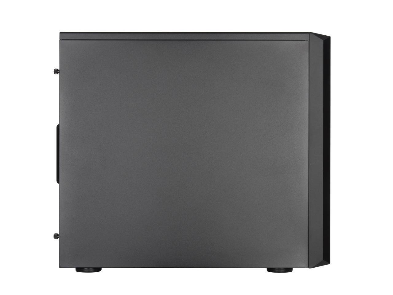 Alt View 3. SilverStone - FARA 313 Compact SST-FA313-B-C Micro-ATX Tower Chassis with Tremendous Storage Drive Compatibility - Black.