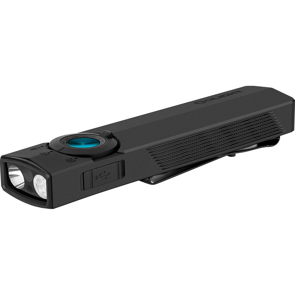 Alt View 4. OLIGHT - OLIGHT ArkPro EDC Flat Rechargeable Flashlight (Black NW) - Black.