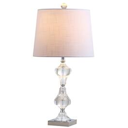 Jonathan Y - Chloe 26" Crystal LED Table Lamp - Clear