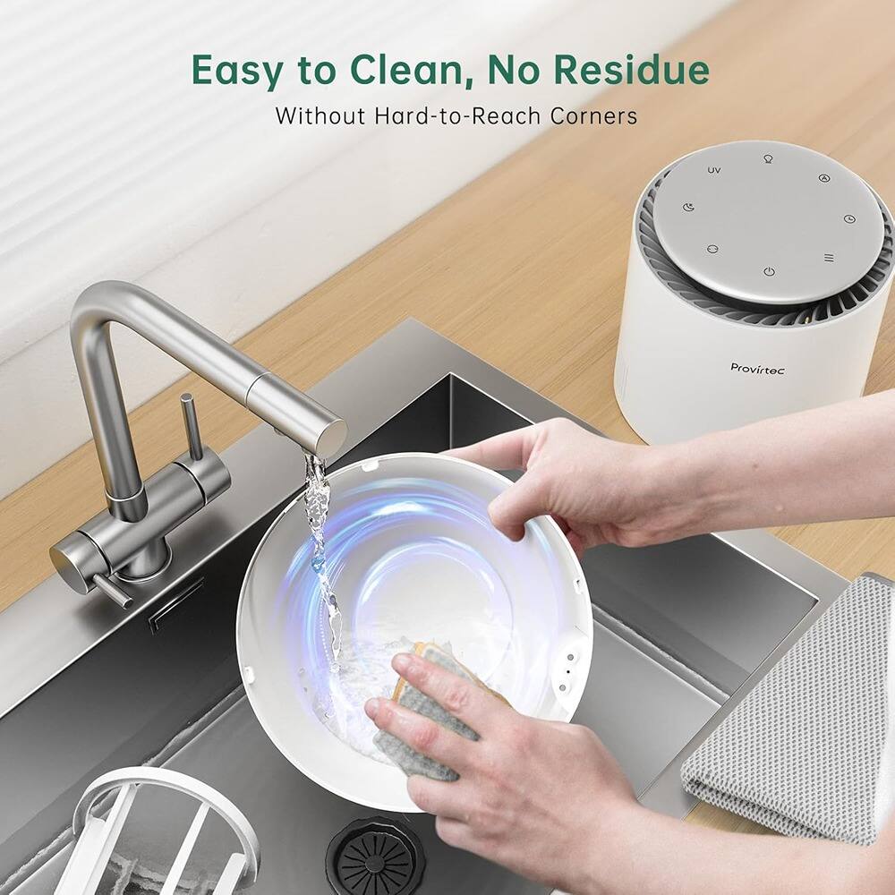 Easy to Clean, No Residue  
Without Hard-to-Reach Corners