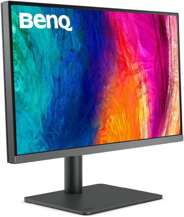 Alt View 2. BenQ - PD2706U 27” 4K UHD Monitor 60Hz 5ms 16:9 P3 Display HDR USB-C, Height, Pivot, Swivel, and  Tilt Adjust HDMI& DisplayPort - Black.