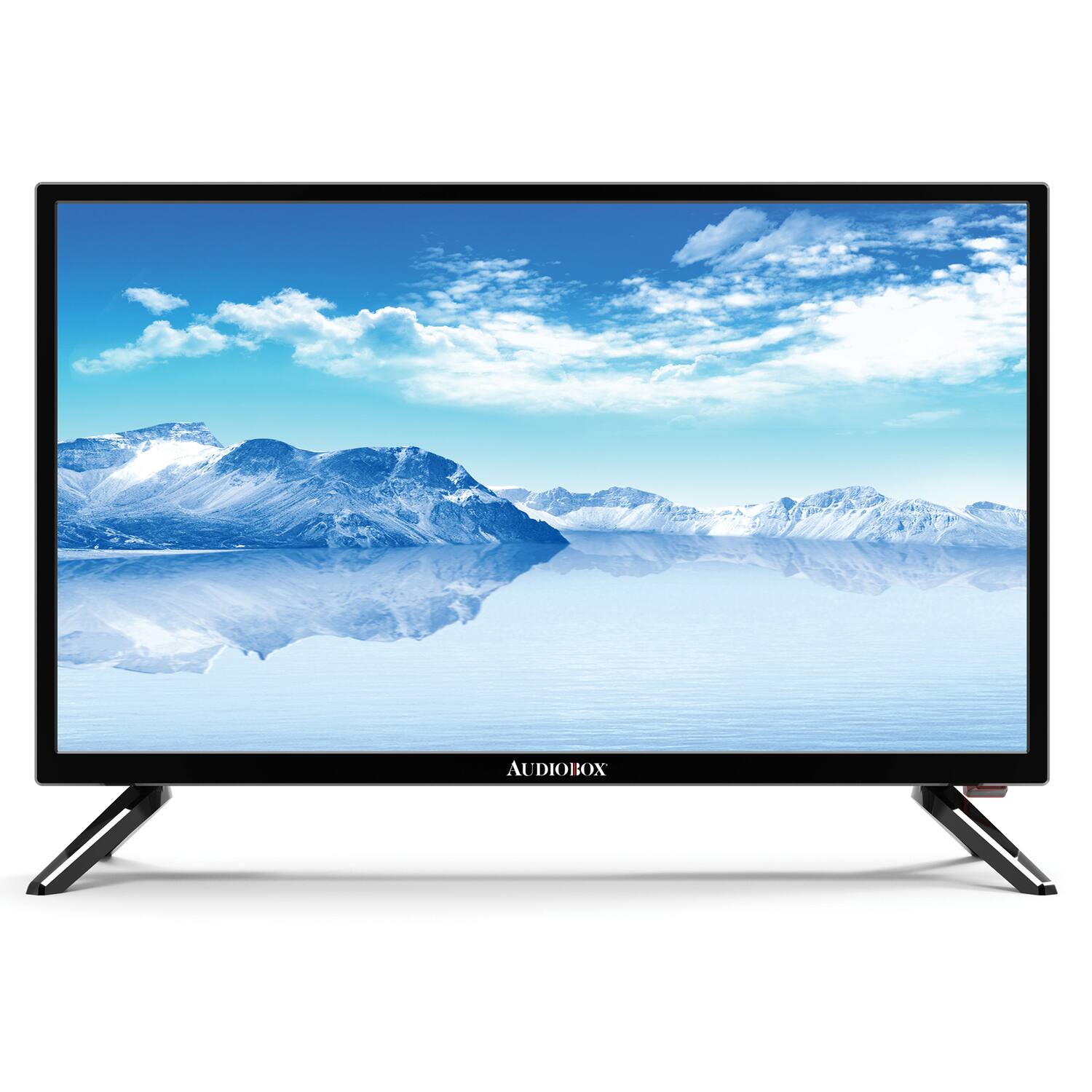 Alt View 2. AudioBox - 24" Class 1366 x 768 Frameless HD LED Portable TV/DVD Combo with Remote, Car Charger, TV-24D - Black.