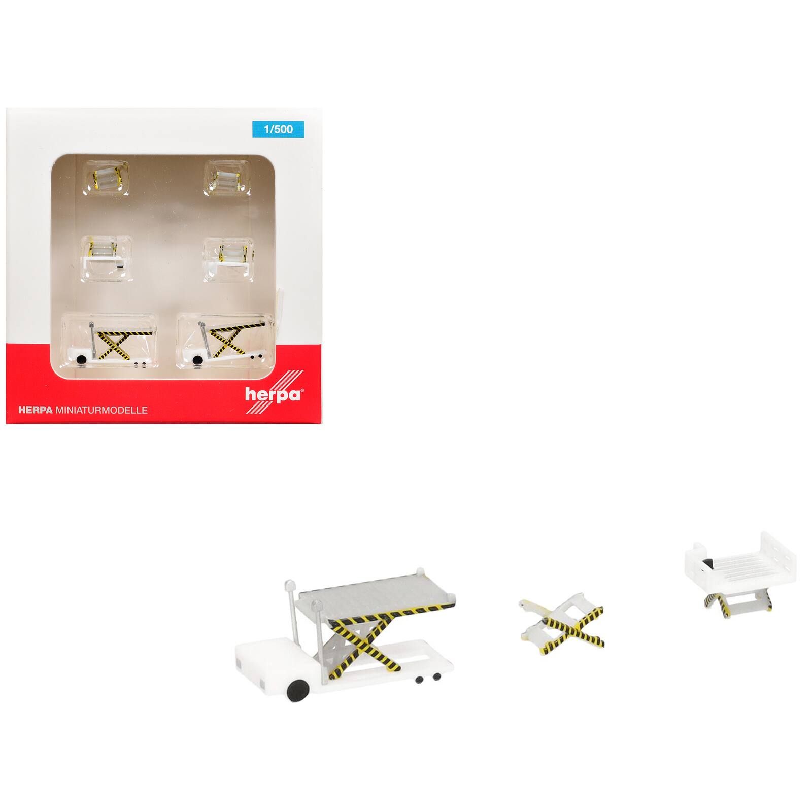 Container Loader 2 Vehicle Set White 1/500 Diecast Model by Herpa price history on PriceWatchPro