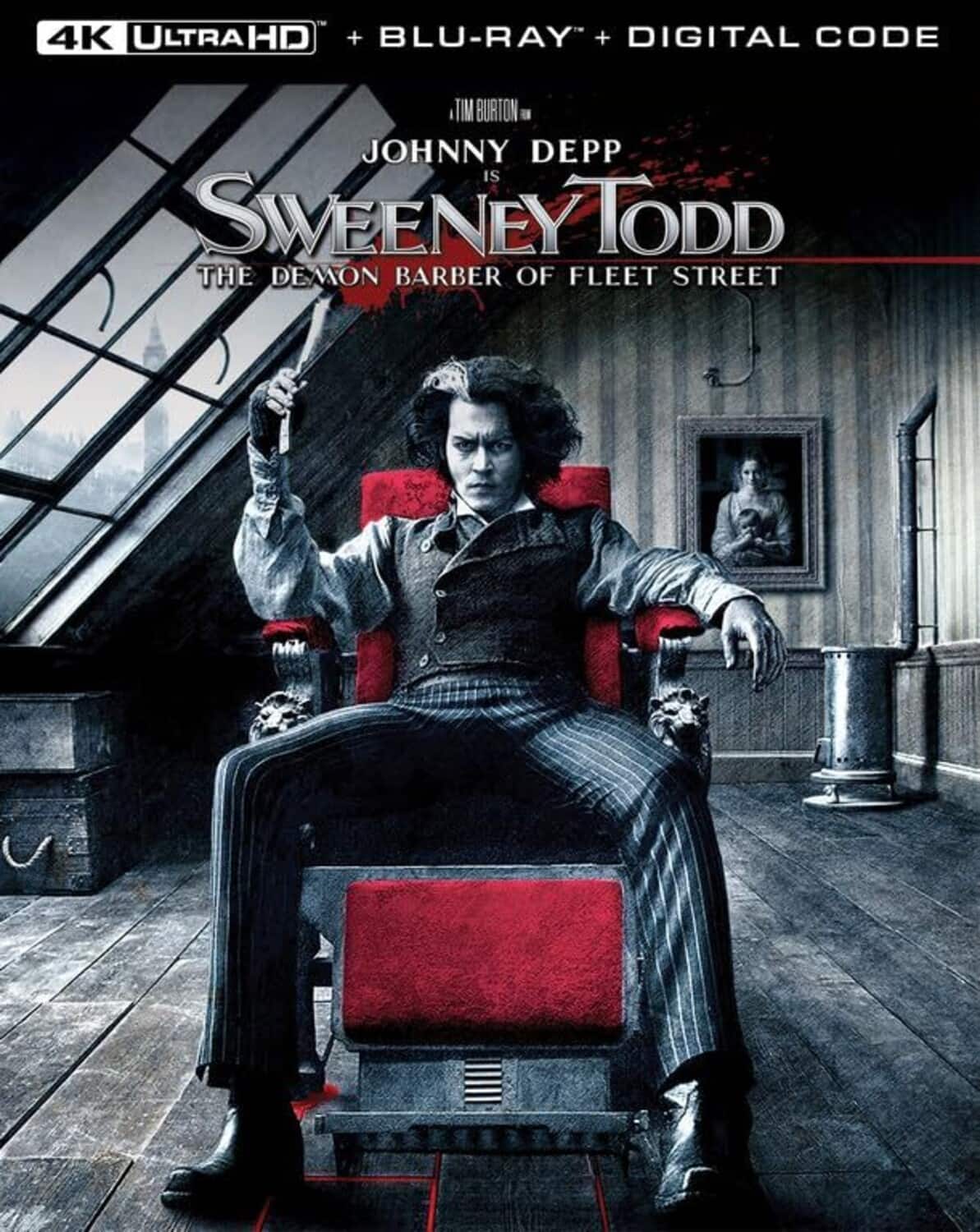 Sweeney Todd: The Demon Barber of Fleet Street   - 4K Blu-Ray [4K Ultra HD Blu-ray]