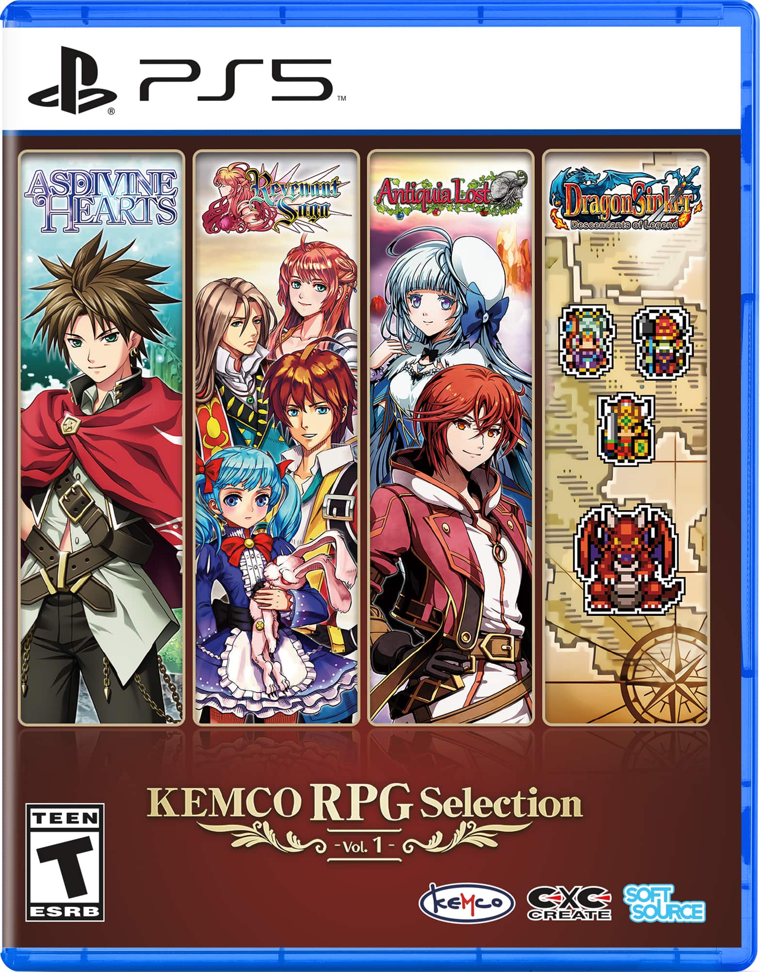 KEMCO RPG Selection Vol. 1 - PlayStation 5 - Front_Zoom