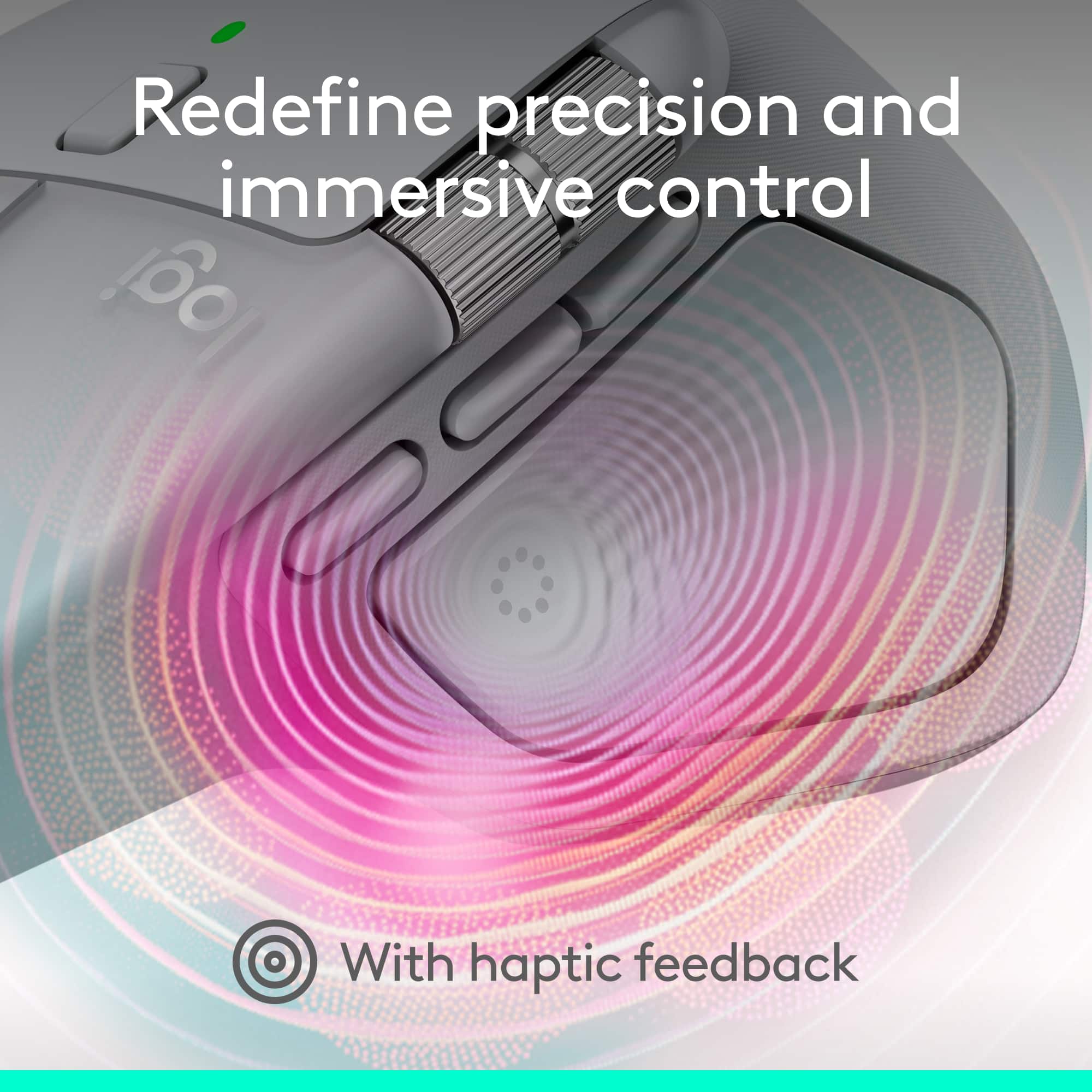 Redefine precision and immersive control with haptic feedback.