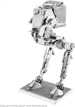 Metal Earth - Star Wars Imperial AT-ST 3D Metal Model Kit - Silver