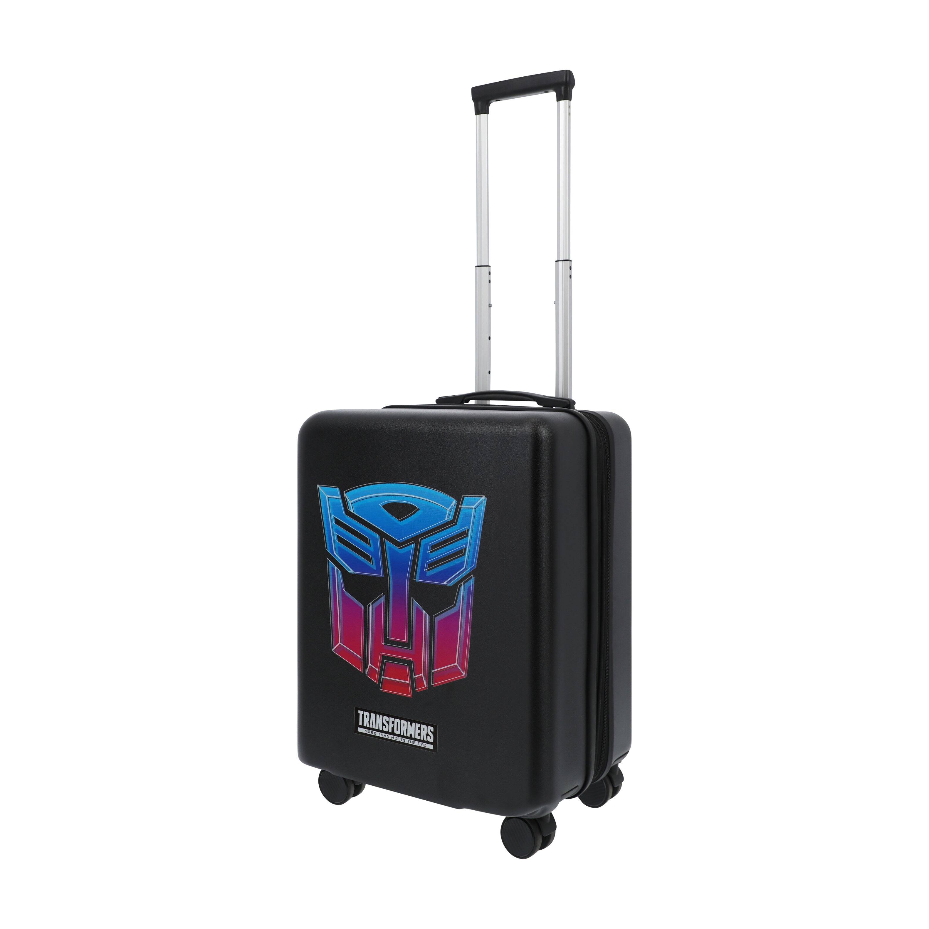 Angle. Ful - HASBRO TRANSFORMERS 22.5" CARRY-ON LUGGAGE - BLACK.