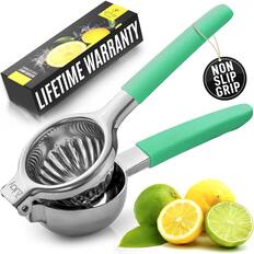 AN ZULAY LENOIN STANL STANLESSSTEEL SQUEEZER WARRANTY LIFETIME EMO NON SLIP GRIP Zulay D