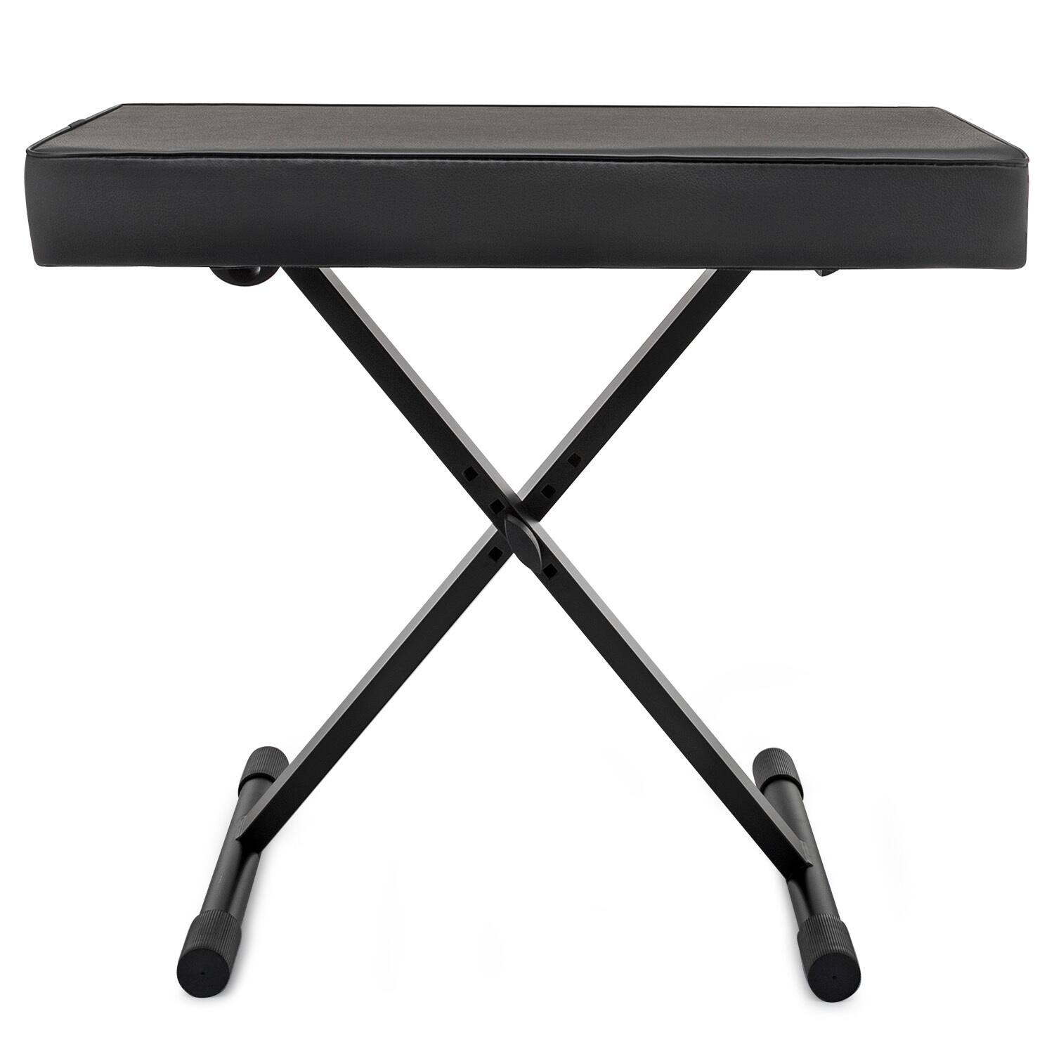 Angle. Knox - Knox Gear Adjustable X-Style Keyboard Bench.