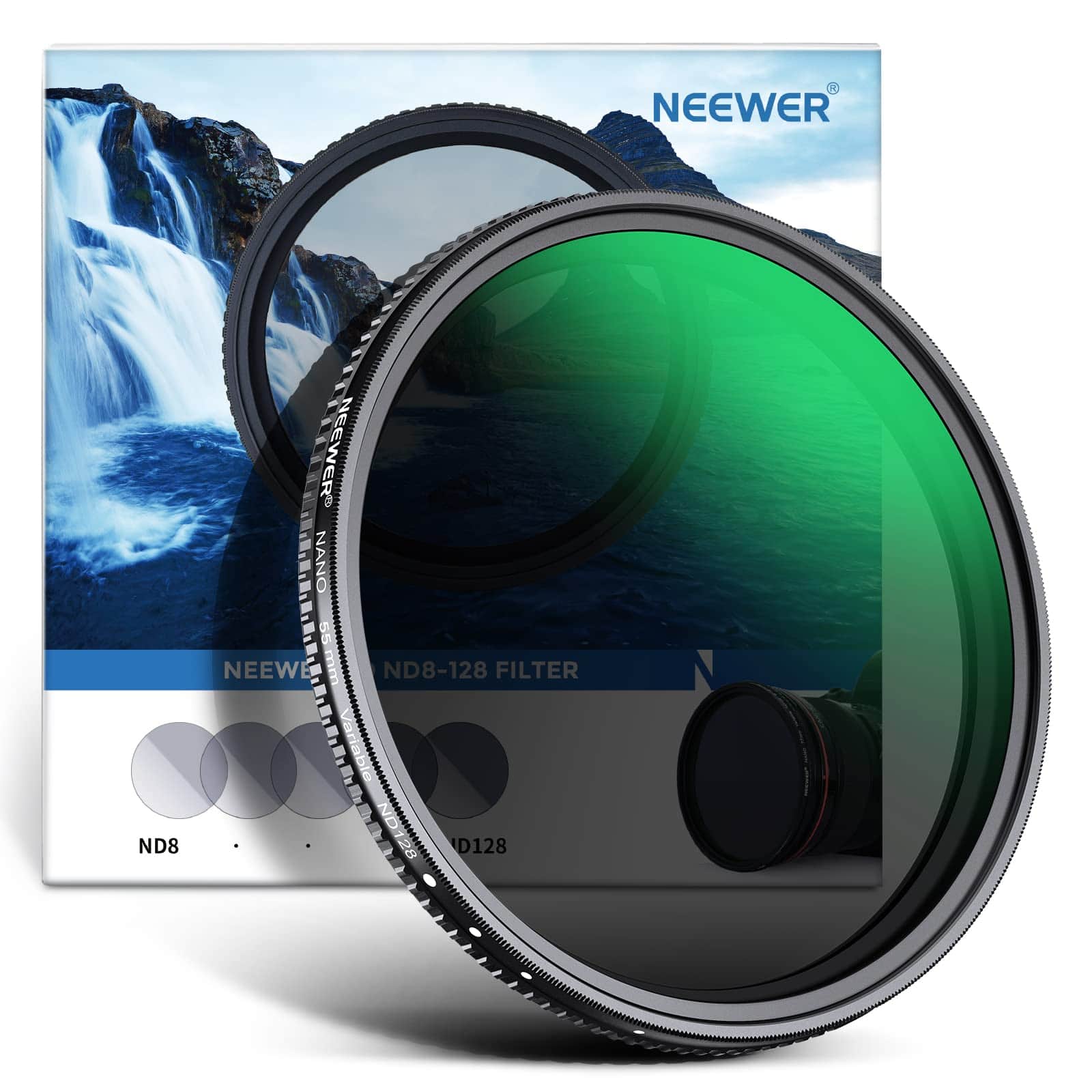 Neewer - 55mm VND ND8-128, 3-7 Stops, Nano Coated price history on PriceWatchPro