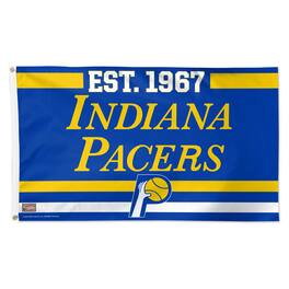 WinCraft - Indiana Pacers 3' x 5' Single-Sided Franchise Establishment Deluxe Flag - Multicolor