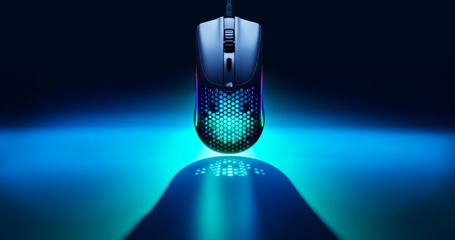2 Inche Mouse Glorious Model O 2 Lightweight Wired Optical Gaming Mouse with BAMF 2.0 ...