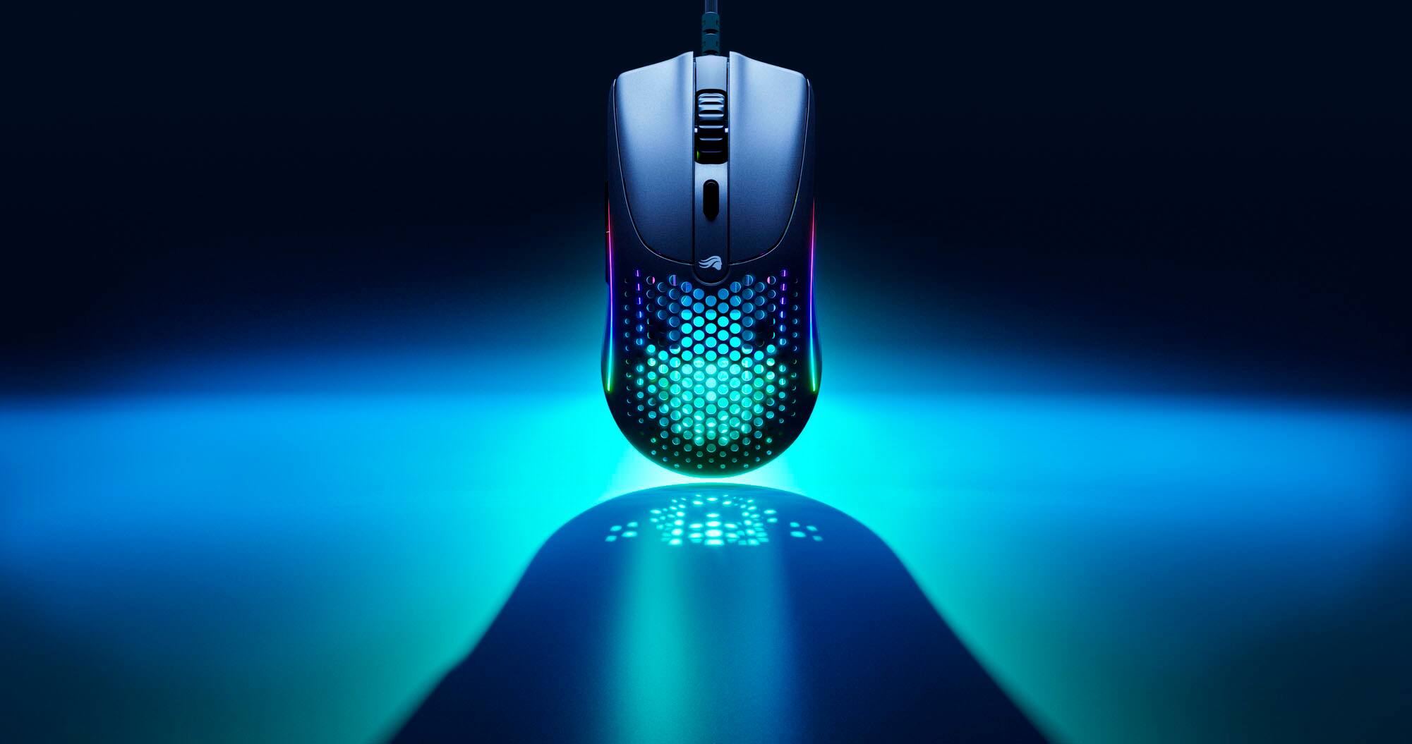 Alt View 16. Glorious - Model O 2 Lightweight Wired Optical Gaming Mouse with BAMF 2.0 Sensor - Matte Black.