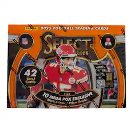 2025 Panini Select Football Hobby Mega Box (Black & Orange Prizm's)