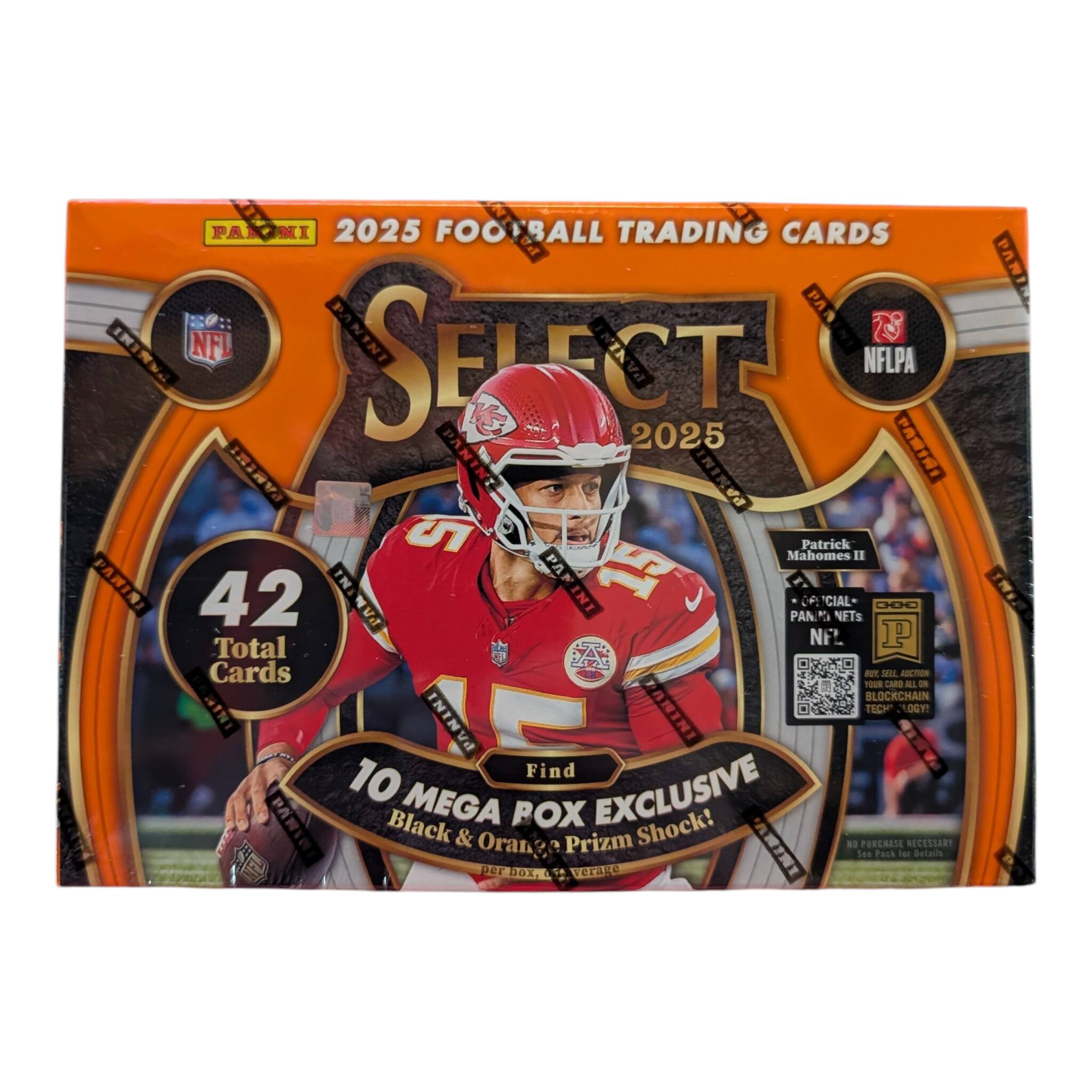 2025 Panini Select Football Hobby Mega Box (Black & Orange Prizm's)